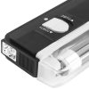 Handheld Blacklight UV Lamp & LED Flashlight, Verify Hidden Security Features On banknotes and Passport (Black) - Image 9