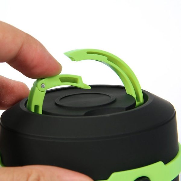 Outdoor Portable Camping Flashlight, Retractable LED 3-Mode Lantern Light Tent Lamp (Black) - Image 5
