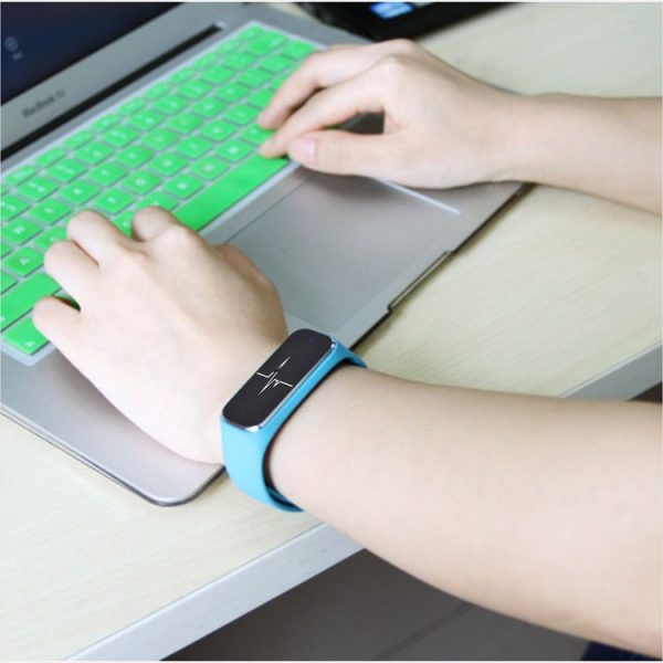 L18 Bluetooth 4.0 Smart Bracelet, Support Pedometer / Mood / Blood Pressure / Heart Rate Monitor / Sleep Monitor / Fatigue State (Blue) - Image 15