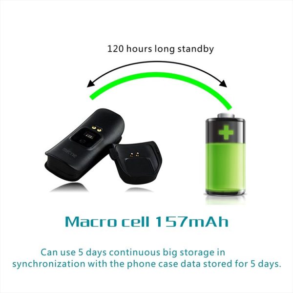 L18 Bluetooth 4.0 Smart Bracelet, Support Pedometer / Mood / Blood Pressure / Heart Rate Monitor / Sleep Monitor / Fatigue State (Blue) - Image 4