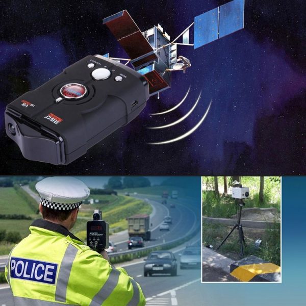 V8 Black 180 Degrees Full-Band Scanning Advanced Radar Detectors and Laser Defense Systems, Built-in Loud Speaker (English Only), Detectable Distance: 200-400m (Black) - Image 8