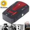 High Performance 360 Degrees Full-Band Scanning Car Speed Testing System / Detector Radar, Built-in Russian Voice Broadcast (Black Red) - Image 2