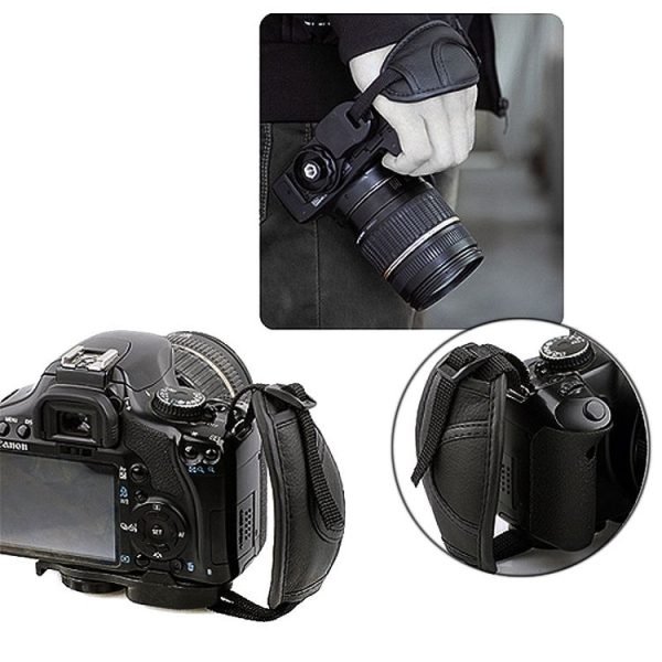 Leather Camera Grip (Black) - Image 5