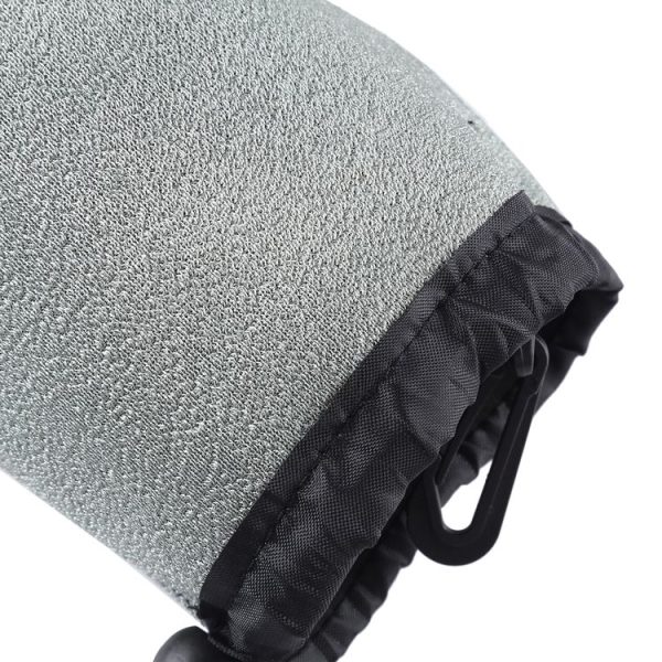 Neoprene SLR Camera Lens Carrying Bag Pouch Bag with Carabiner, Size: 10x14cm (Black) - Image 5