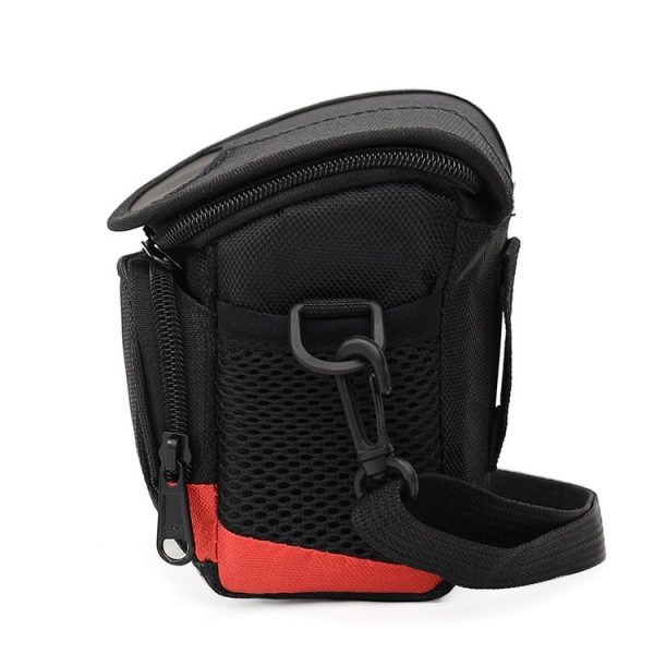 Universal Mini Digital Cloth Camera Bag with Strap, Size: 115 x 105 x 155mm (Black) - Image 4