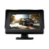 4.3 inch Car Color Monitor with Adjustable Angle Holder & Universal Sunshade, Dual Video Input
