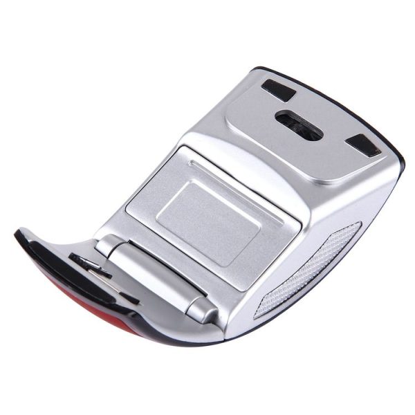 Wireless 2.4GHz 800-1200-1600dpi Snap-in Transceiver Folding Wireless Optical Mouse / Mice (Red) - Image 5