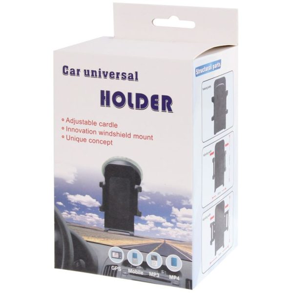 Universal 360 Degree Rotation Suction Cup Car Holder / Desktop Stand for iPhone, Galaxy, Sony, Lenovo, HTC, Huawei, and other Smartphones of Width: 4.5cm - 7.4cm (Black) - Image 6