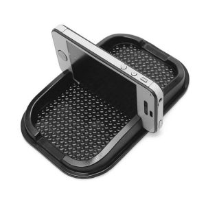 Universal Mobile Phone Car Rubber Smart Non-slip Stand Holder, For iPhone, Galaxy, Sony, Lenovo, HTC, Huawei, and other Smartphones (Black)