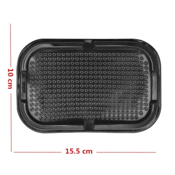 Universal Mobile Phone Car Rubber Smart Non-slip Stand Holder, For iPhone, Galaxy, Sony, Lenovo, HTC, Huawei, and other Smartphones (Black) - Image 3