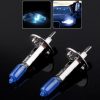 Halogen Bulb, Super White Car Headlight Bulb, 12 V / 55W, 6000K 1700 LM (Pair)