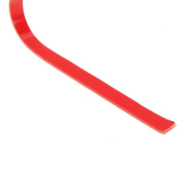 10 PCS Universal Car Transparent Double Sided Adhesive Tape, Width: 6mm (Red) - Image 4