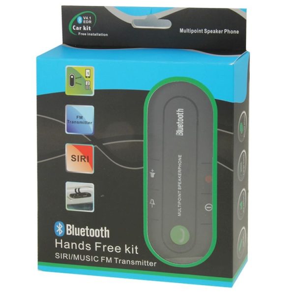 Bluetooth V4.1 Hands Free Kit Transmitter with SIRI / Music (Black) - Image 9