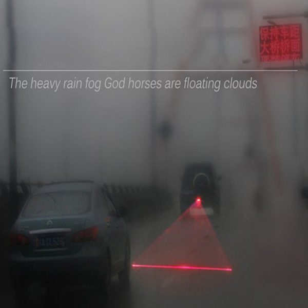 Car Universal Alarm 650nm Red Laser Tail Fog Light Lamp - Image 7