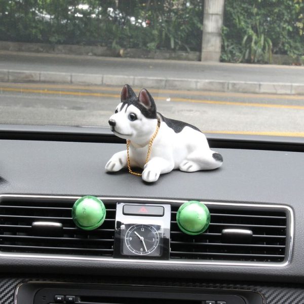 Lovely Husky Nodding Dog for Car Decoration - Image 6