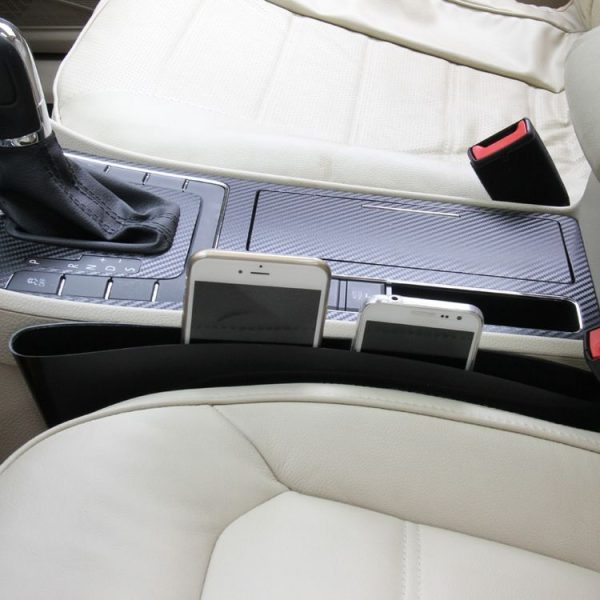 2 PCS Car Seat Gap Organizer (Black) - Image 4