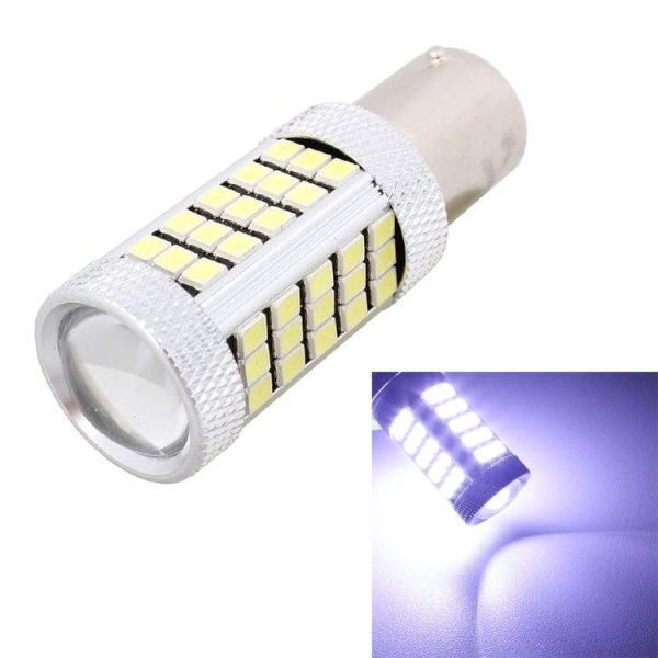 2 PCS 1156 / BA15S 12.6W 630LM 6500K White Light 2835 SMD 66 LED Car Brake / Steering Light, DC12V