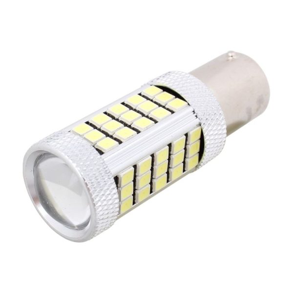 2 PCS 1156 / BA15S 12.6W 630LM 6500K White Light 2835 SMD 66 LED Car Brake / Steering Light, DC12V - Image 2