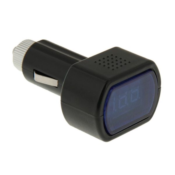 DC 12V / 24V LED Display Mini Auto Electric Voltmeter - Image 2