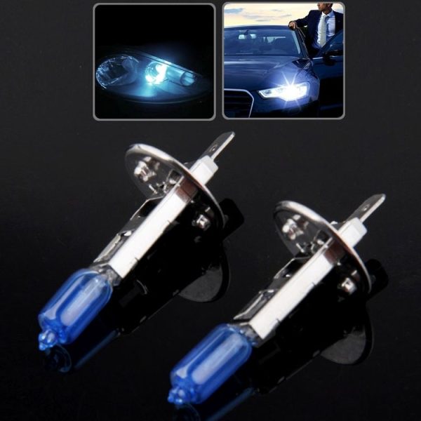 H1 Super White Xenon Bulbs, DC12V 100W 6000K 2400LM - Image 2