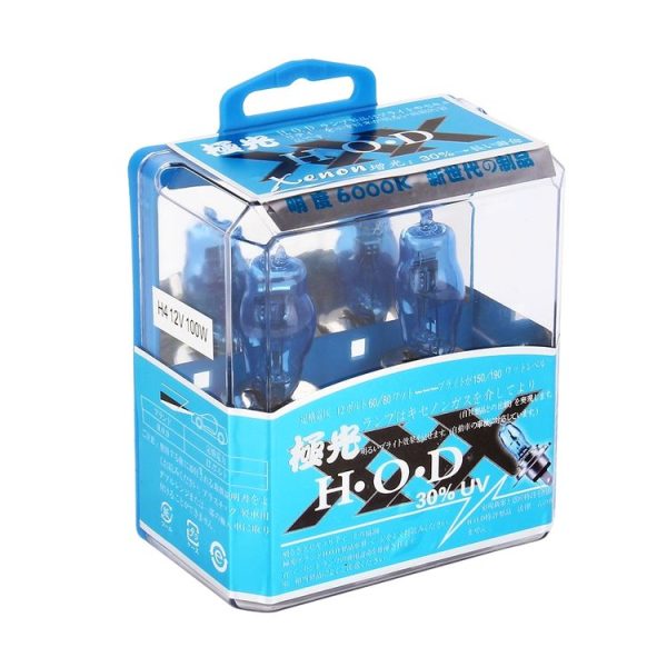 H4 100 / 90W 6000K Super White Light 2400LM Xenon Bulbs, DC 12V - Image 6