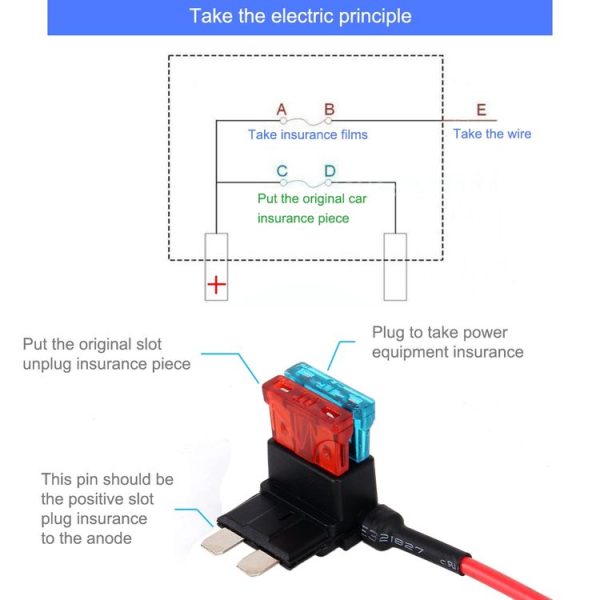 Add-A-Circuit TAP Adapter ATM APM Blade Auto Fuse Holder (Medium Size) - Image 6