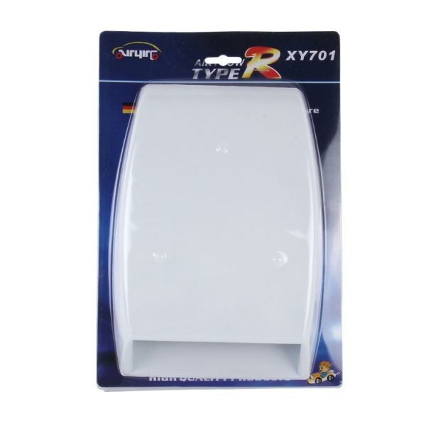 Car Turbo Style Air Intake Bonnet Scoop for Car Decoration (White) - Image 7