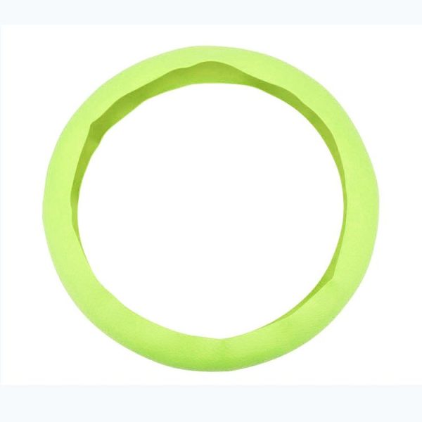 Glowing Lighting Silicone Rubber Car Steering Wheel Cover, Outside Diameter: 36cm (Green) - Image 2