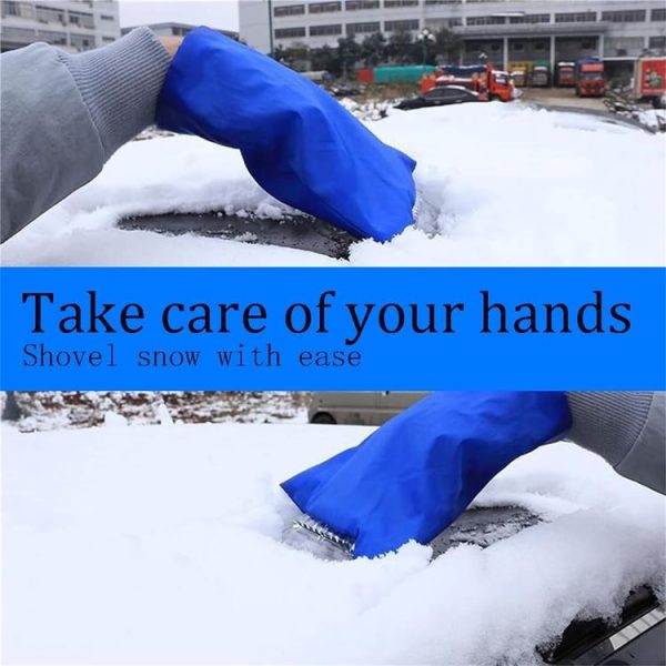 Automobile Supplies Car Snow / Ice Shovel with Protective Sleeve for Cold Winter (Red) - Image 6