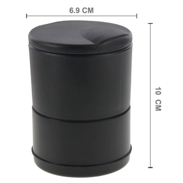 Portable Car Ashtray, Size: 6.9x6.9x10 cm - Image 3