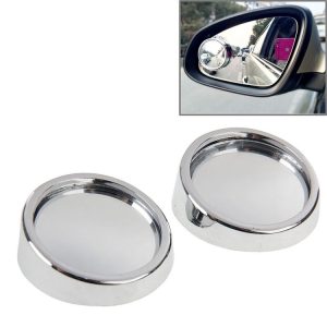 2 PCS SY-022 Car Vehicle Mirror Blind Spot Rear View Small Round Mirror, Diameter: about 5.6cm (Silver)