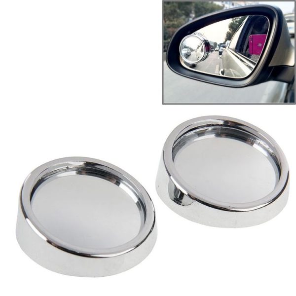 2 PCS SY-022 Car Vehicle Mirror Blind Spot Rear View Small Round Mirror, Diameter: about 5.6cm (Silver)