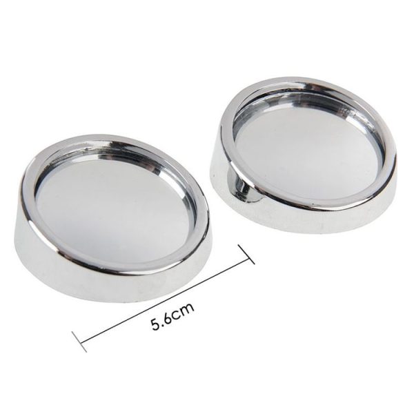 2 PCS SY-022 Car Vehicle Mirror Blind Spot Rear View Small Round Mirror, Diameter: about 5.6cm (Silver) - Image 2