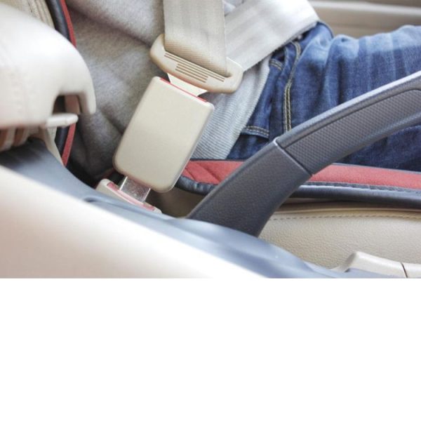 2 PCS Universal Car Seat Belt Extension Buckle (Khaki) - Image 5