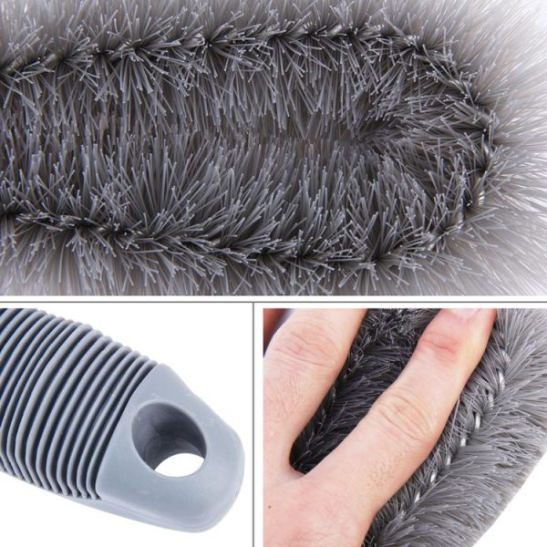 KANEED Car Wheel Tire Rim Scrub Brush Hub Clean Wash Brush Car Truck Motorcycle Bike Washing Cleaning Tool - Image 4