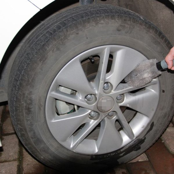 KANEED Car Wheel Tire Rim Scrub Brush Hub Clean Wash Brush Car Truck Motorcycle Bike Washing Cleaning Tool - Image 6