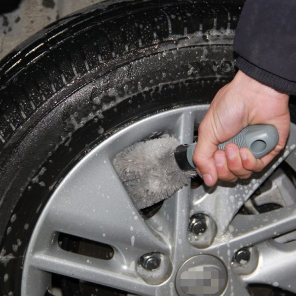 KANEED Car Wheel Tire Rim Scrub Brush Hub Clean Wash Brush Car Truck Motorcycle Bike Washing Cleaning Tool - Image 7