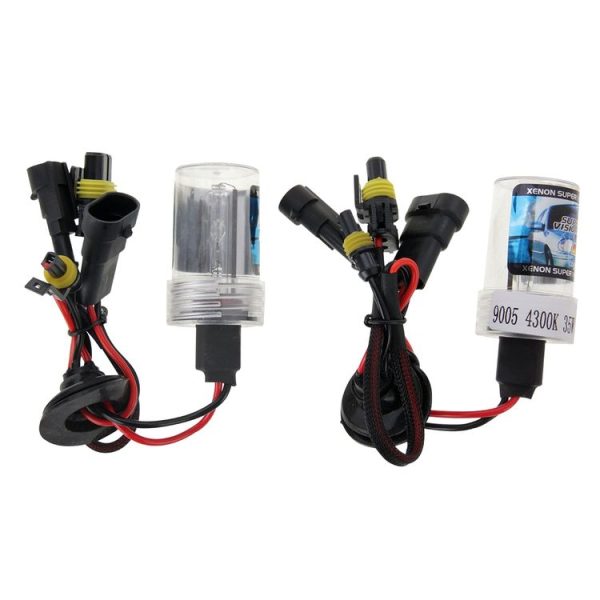 DC12V 35W HB3 / 9005 HID Xenon Light Single Beam Super Vision Waterproof Head Lamp, Color Temperature: 4300K, Pack of 2 - Image 2