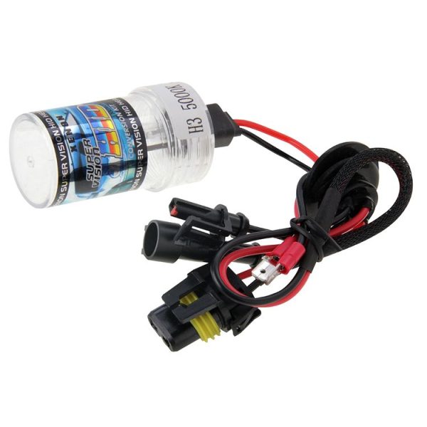 DC12V 35W H3 HID Xenon Light Single Beam Super Vision Waterproof Head Lamp, Color Temperature: 6000K, Pack of 2 - Image 3