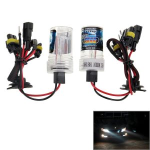 DC12V 35W H27 / 880 / 881 HID Xenon Light Single Beam Super Vision Waterproof Head Lamp, Color Temperature: 6000K, Pack of 2