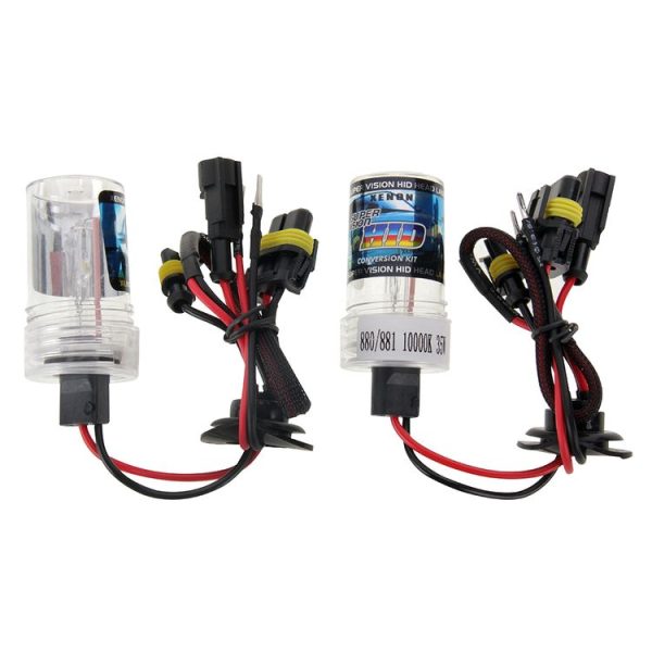 DC12V 35W H27 / 880 / 881 HID Xenon Light Single Beam Super Vision Waterproof Head Lamp, Color Temperature: 6000K, Pack of 2 - Image 2
