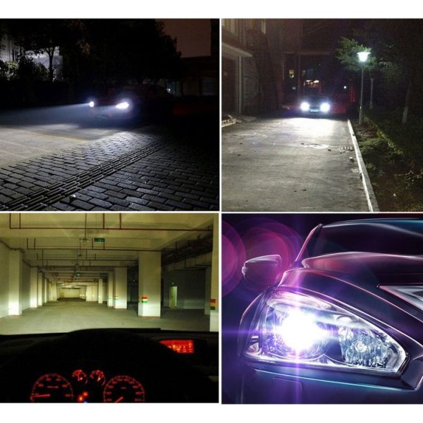 DC12V 35W H4-3 HID Xenon Light Single Beam Super Vision Waterproof Head Lamp with One Cable, Color Temperature: 6000K, Pack of 2 - Image 9