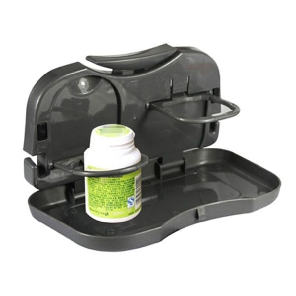 Car Rear Seat Multifunctional Folding Drink Holder - Image 3