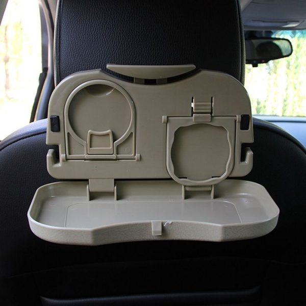 Car Rear Seat Multifunctional Folding Drink Holder - Image 7