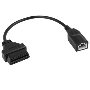 3 Pin to 16 Pin OBD Diagnostic Cable for Honda (Black)