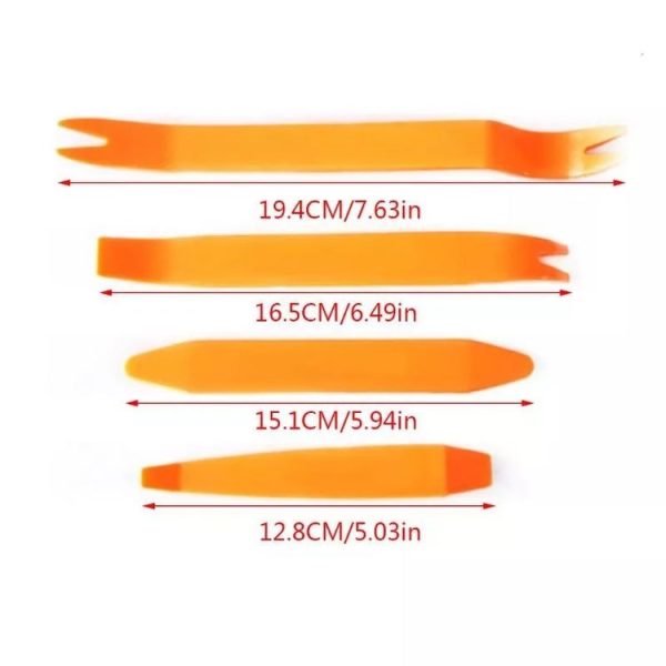 4pcs Plastic Pry Bar / Dash Panel Trim Removal Double Ended Tool - Image 3