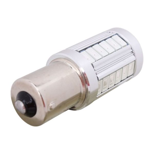 2PCS 1156 / BA15S 16.5W 1155LM 630-660nm 33 LED SMD 5630 Red Light Car Brake Light Lamp Bulb for Vehicles, DC12V (Red Light) - Image 3