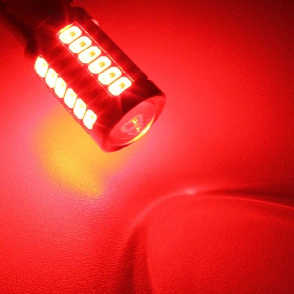 2PCS 1156 / BA15S 16.5W 1155LM 630-660nm 33 LED SMD 5630 Red Light Car Brake Light Lamp Bulb for Vehicles, DC12V (Red Light) - Image 7
