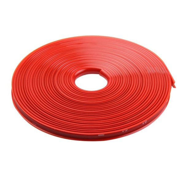 Universal Decorative Scratchproof Stickup 8M Flexible Car Wheel Hub TRIM Mouldings Decoration Strip (Red) - Image 2