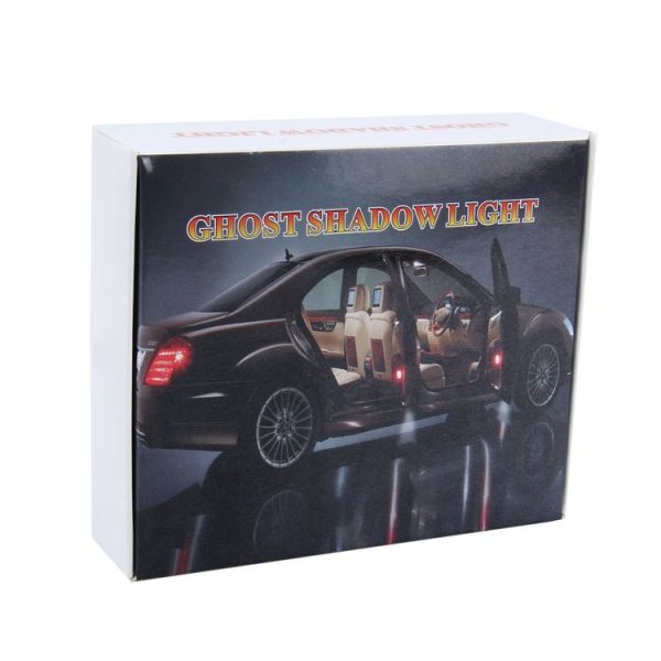 LED Ghost Shadow Light, Car Door LED Laser Welcome Decorative Light, Cable length: 96cm (Pair) - Image 6